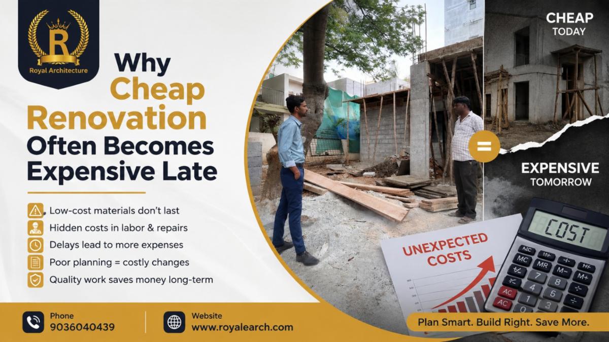 Why Cheap Renovation Costs More Later | Home Renovation Bangalore
