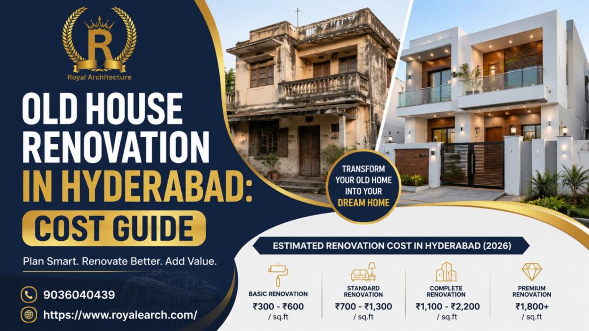 Old Home Renovation Cost In Hyderabad 