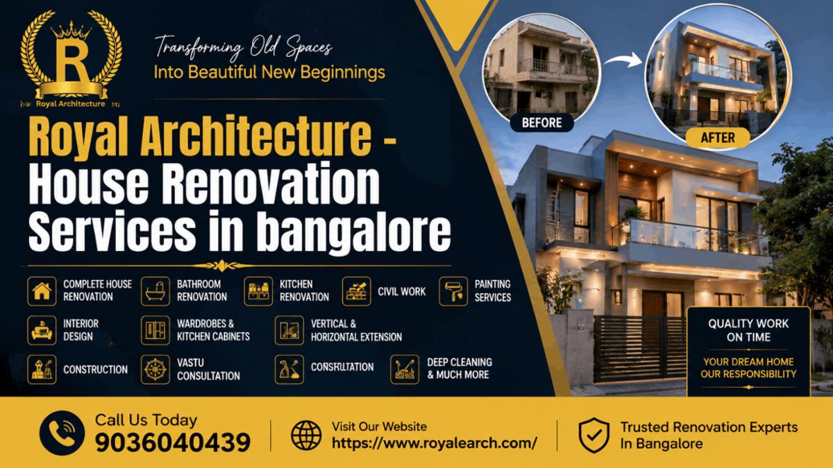 House Renovation Services in Bangalore, Karnataka