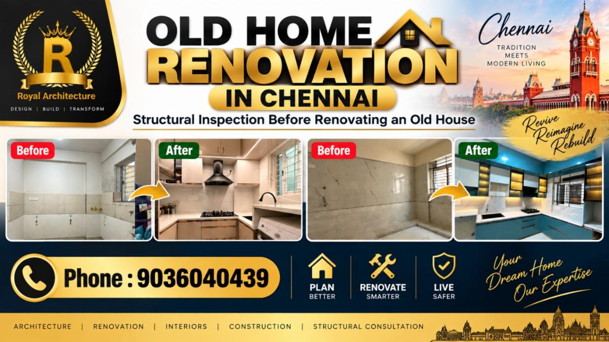 Old House Renovation in Chennai