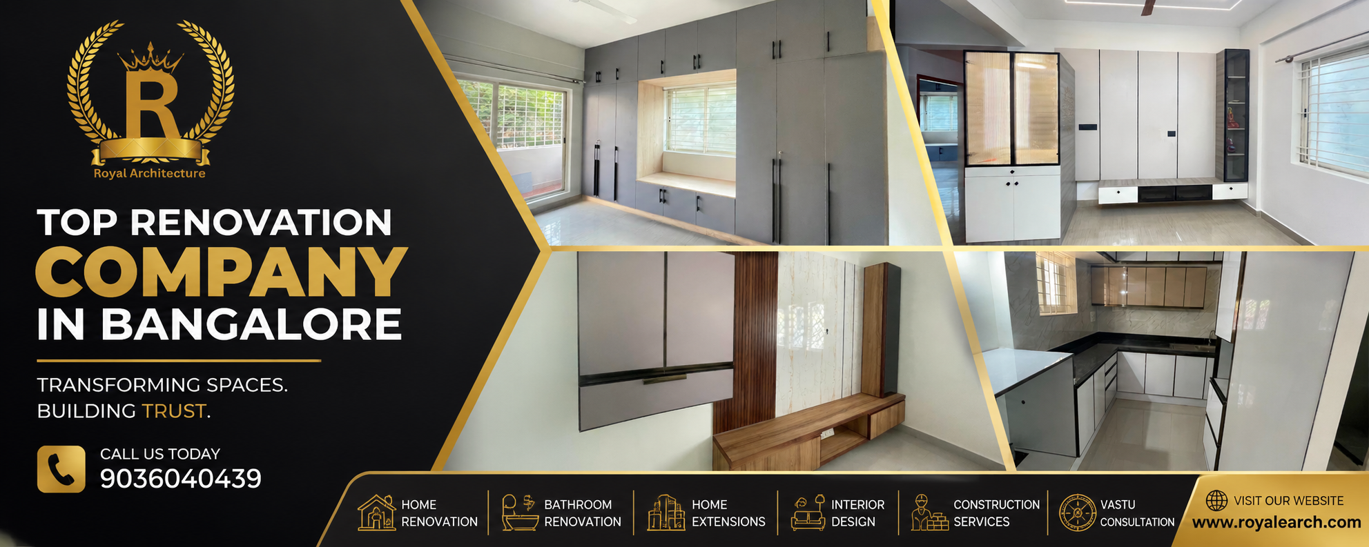 Top Renovation Company in Bangalore | Home Renovation Experts | Royal Architecture
